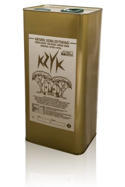KZYK Zeytinyağı ERKEN HASAT SOĞUK SIKIM FİLTRESİZ 5 LT ZEYTİNYAĞI - TEK BAHÇE