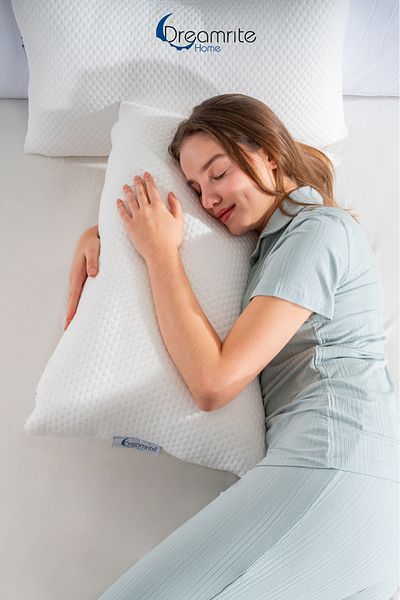 Dreamrite Home Pernă Happyrite reglabilă înaltă antialergică