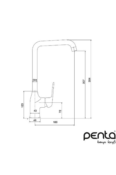 Penta Etna Sink Faucet 4105