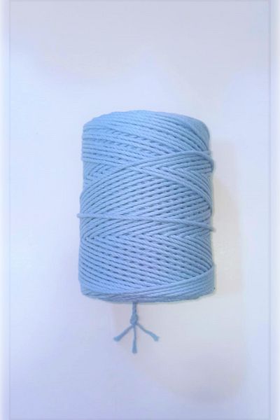 TAHAHAMAK 3 mm 3 Twist 2 κιλά βαμβακερή κουρτίνα μακραμέ, τσάντα, σχοινί χόμπι