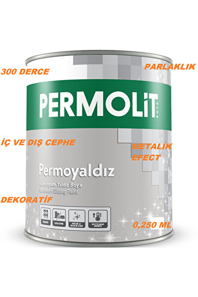 Permolit Permoyaldız Yaldızlı Boya Aliminyum 0.250lt