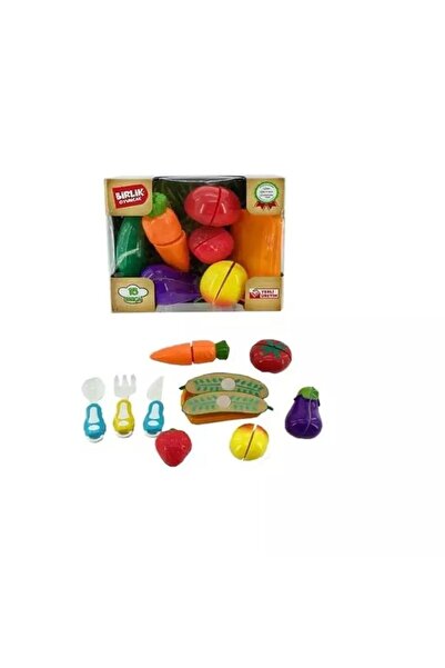 Birlik Oyuncak Urt007-kutu-1a/b/c 16 Pcs Kesilebilen Sebze&meyve