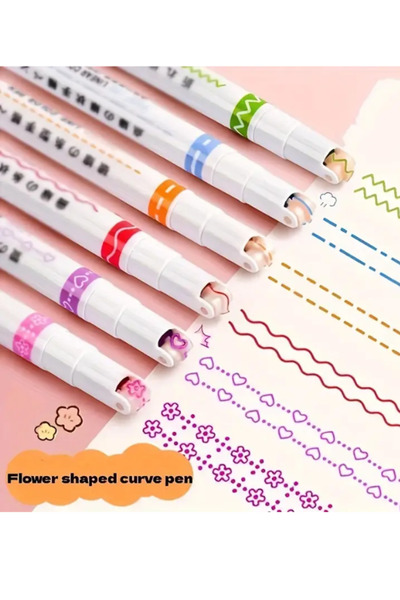 6-PIECE PATTERN SEALED PENCIL SET