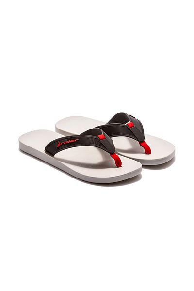 Rider Men's Impulse Thong White Slippers - Flip Flops, 39/46