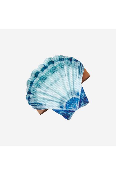 CHIARA ALESSI Bamboo Blue Polyester Napkin Holder 2 Pieces