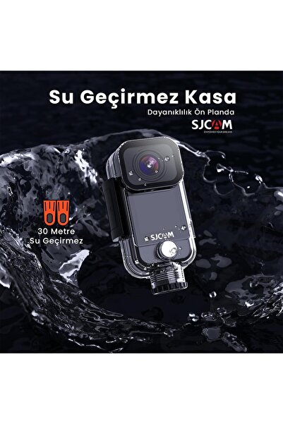 SJCAM C300 Pocket 4k Wifi Mini Aksiyon Kamerası Siyah