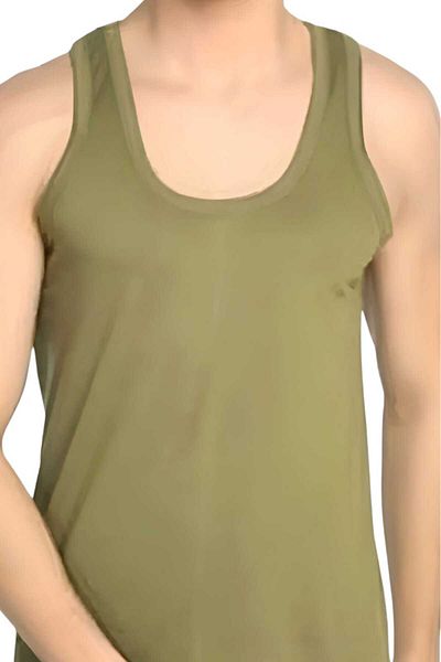 Uniquetrenders Ανδρικό βαμβακερό εσώρουχο 3'li Athlete Soldier Singlet Soldier