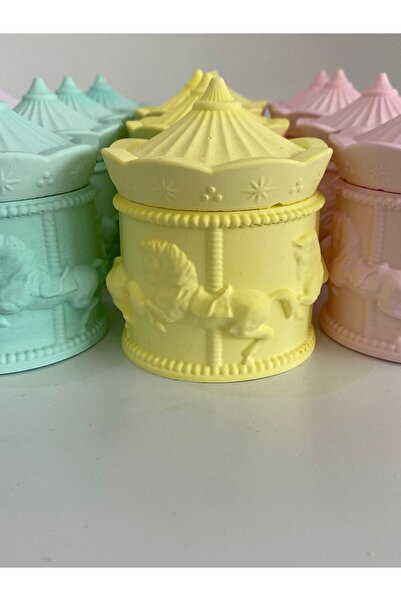 Görke Tasarım 10 حاملات شموع خرسانية على شكل دائري هدية عيد ميلاد الطفل، هدية...