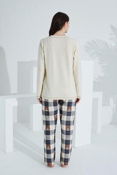 Etoile Set pijama de damă 100% bumbac cu mânecă lungă 98411