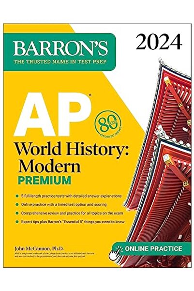 Kaplan Publishing تاريخ العالم المتقدم: الإصدار المميز الحديث، 2024: 5 اختبار...