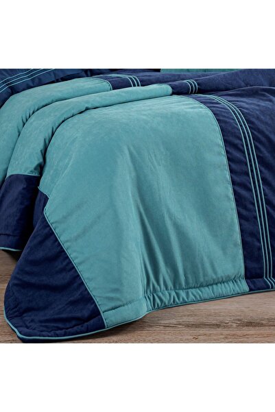 Hobby Line Çift Kişilik Çeyiz Seti - Lacivert Turkuaz