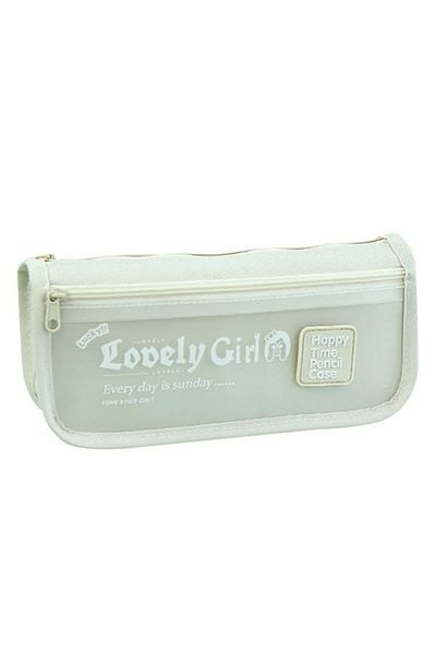 Go Veform Beige Children's Pencil Bag - Multi-Compartment, Model 8104