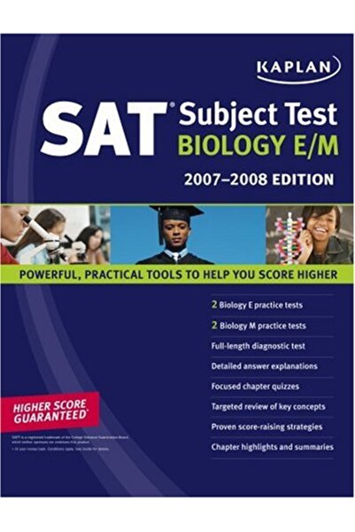 Kaplan اختبار موضوع SAT: علم الأحياء E/M، إصدار 2007-2008 (اختبار موضوع SAT م...