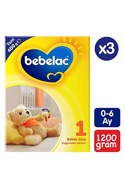 Bebelac 1 Bebek Sütü 400 g 0-6 Ay x3 Avantaj Paket