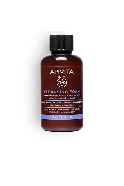Apivita Schäumende Reinigungscreme Gesicht Und Augen Mit Olive Und Lavendel Apivita 75 ml