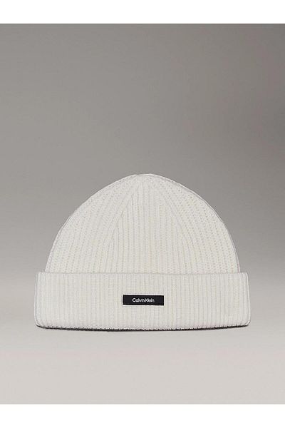 Calvin Klein Wool Docker Beanie - Comfortable Fit