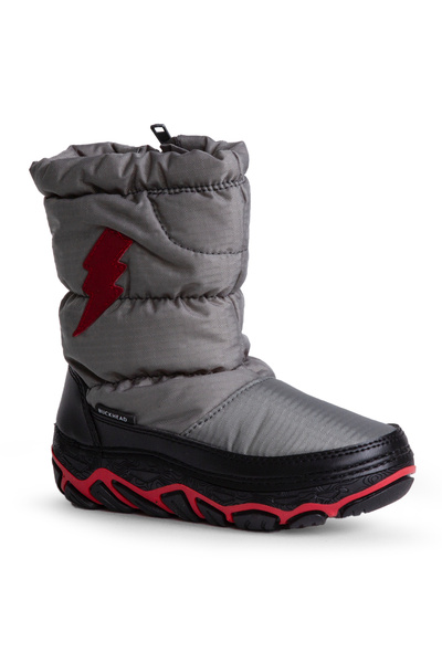 BUCKHEAD Boy's Gray Snow Boots - Buck1140 Lucas