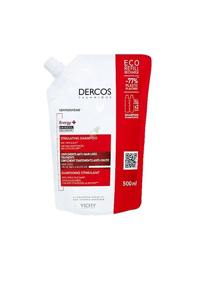 Vichy Dercos Energy+ 500 ML Anti-Haarausfall-Shampoo – Nachfüllpackung