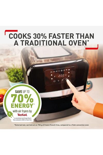 TEFAL 9 in 1 Easy Fry Oven and Grill, 2050 Watts, 11 L Capacity, Black, FW501827