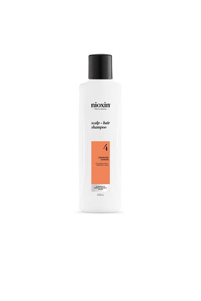 Nioxin System 4 – Shampoo – Gefärbtes Und Geschädigtes Haar Mit Fortgeschrittener Schwächung, 300 M
