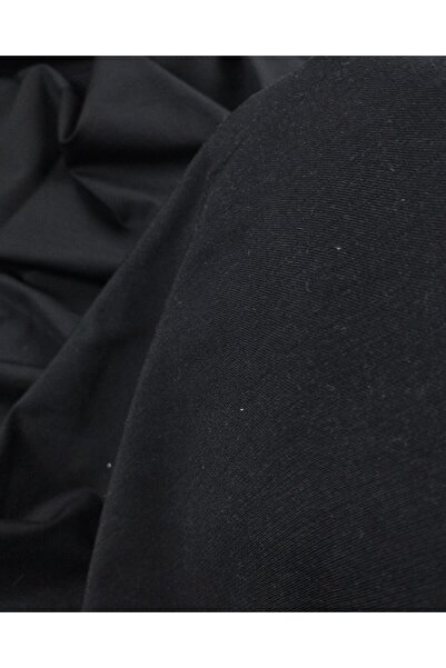 Kumaş Parça جيرسي انترلوك لون اسود (العرض 160 سم × الطول 200 سم)