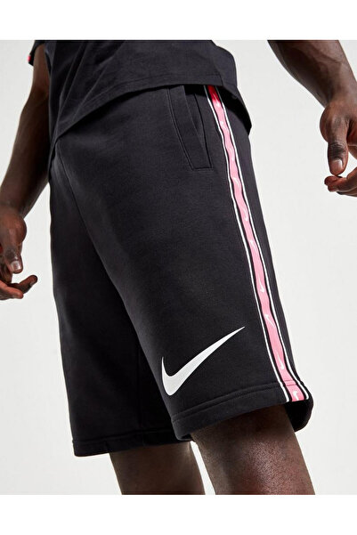 Nike Repeat Futura Erkek Siyah Pamuklu Spor Şort