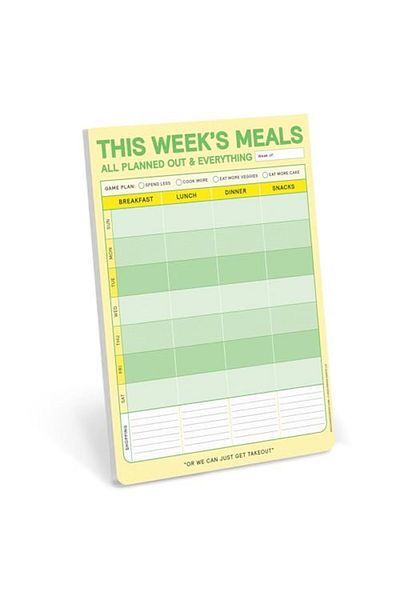 Knock Knock This Week's Meals Big & Sticky Notepads