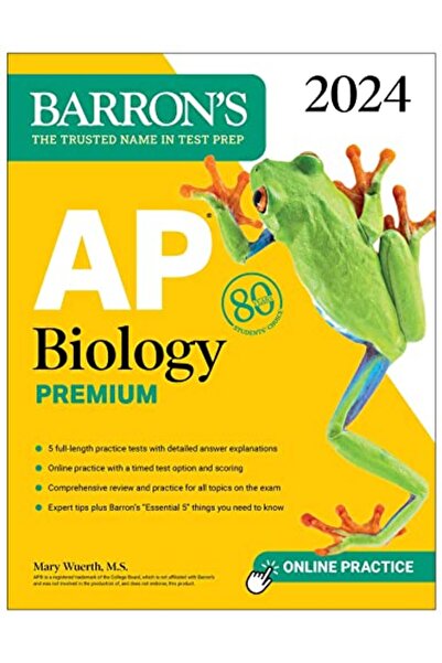 Kaplan Publishing AP Biology Premium، 2024: 5 اختبارات تدريبية + مراجعة شاملة...
