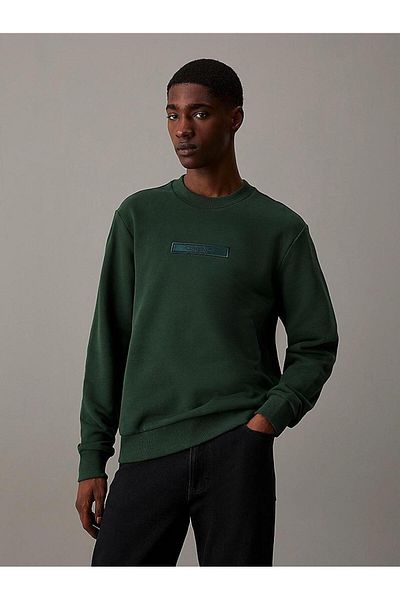 Hugo boss green sweatshirt sale