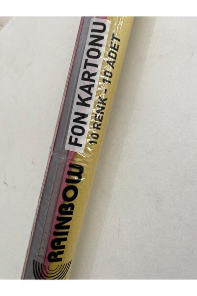 Rainbow 50*70 Soft Renkler 10 Adet Fon Kartonu