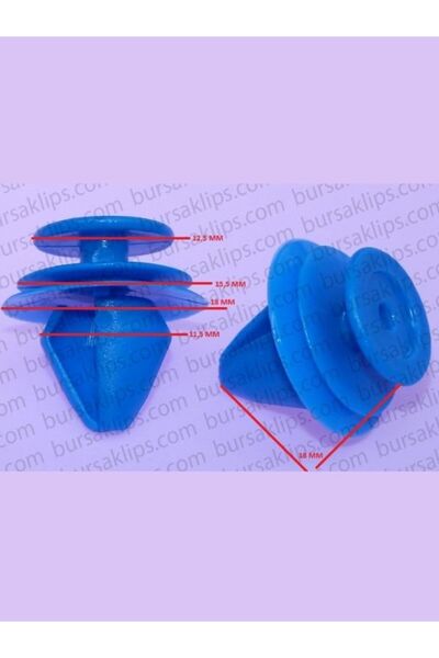 bursaklips مشبك تثبيت باب بيجو 7701056846   (10 قطع)