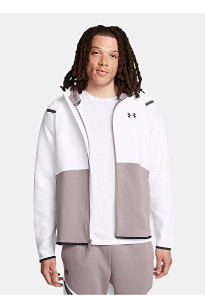 Under Armour Мъжко сиво яке с цип и яка тип „стандартна кройка“ 1389352-015 U...