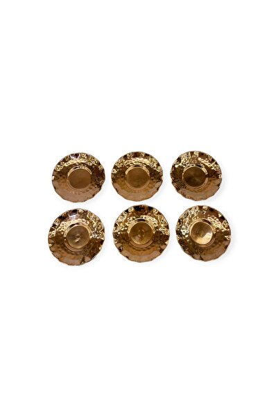 EFEMİR Copper Tea Plate with Ferrets