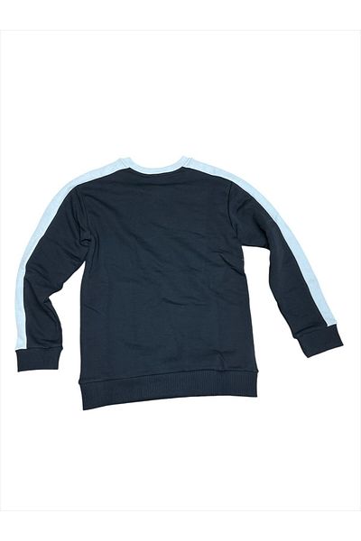 Benetton Bnt-B21606 Benetton Sweatshirt Boy Black Sweatshirt