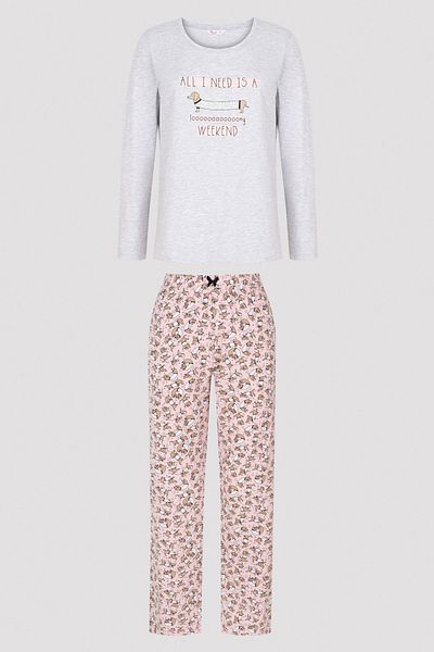 Penti Multicolored All I Need Pants Pajama Set