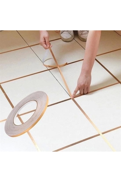 Epilons 50 Metre Fayans Arası Şerit Dekoratif Yapışkan Renkli Dekor Su Geçirm...