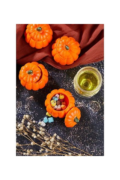 FLORADA Mini Coffee Colored - Turkish Delight, Dragee, and Presentation Pumpkin Design Cap