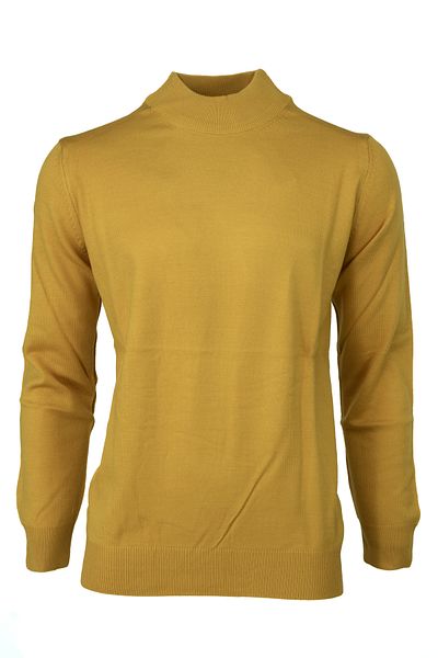 Oppland Men's Winter Half Turtleneck Sweater Cotton Marina Knitted Long Sleeve Solid Color Relaxed Fit
