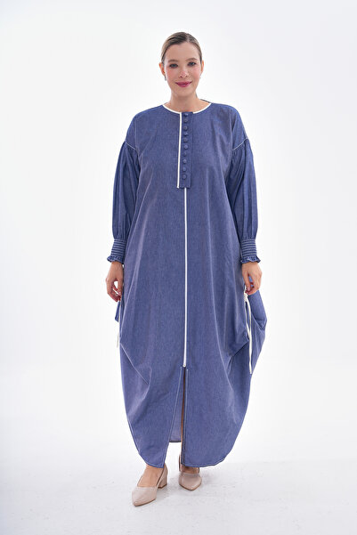 GigiTex Light Blue Thin Denim Sports Cap - Zippered, Side Lace, Height 142 cm