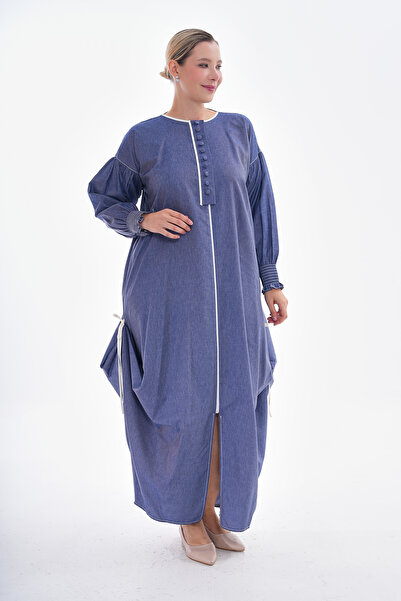 GigiTex Light Blue Thin Denim Sports Cap - Zippered, Side Lace, Height 142 cm