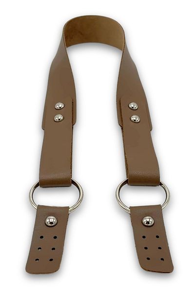 SENSY Leather Ring Single Bag Handle 72 cm