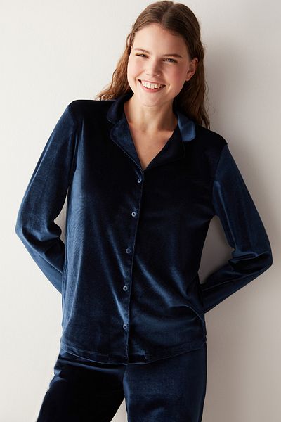 Penti Navy Blue Pajama Set