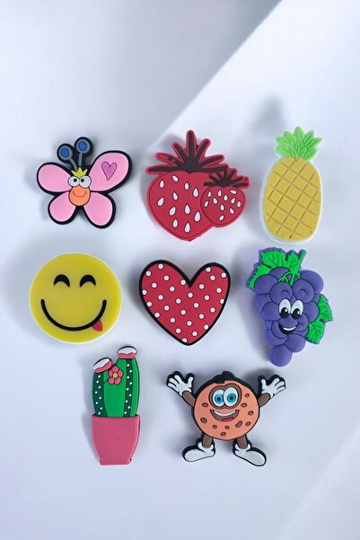 kalben accessories 8-Piece Silicone Figure - Buckle Ornament, Charm, Object