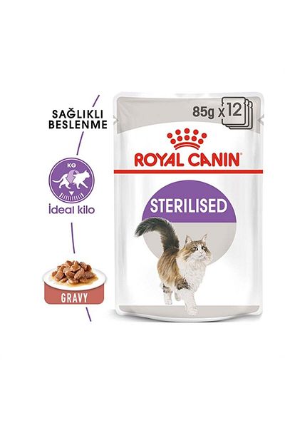 Royal Canin Sterilized Gravy Wet Cat Food 85 Gr