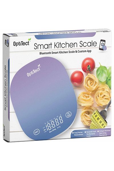 OptiTect Smart Kitchen Scale, Purple