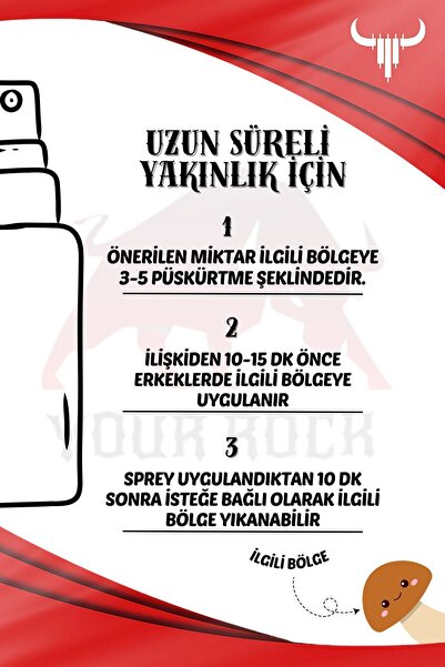 X35 YOUR ROCK Erkek Masaj Sprey - Massage Sprey FOR MEN 25 ml