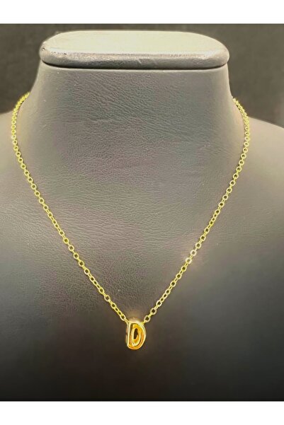 SEVAS GOLD Women's Gold Color Chain Letter Necklace