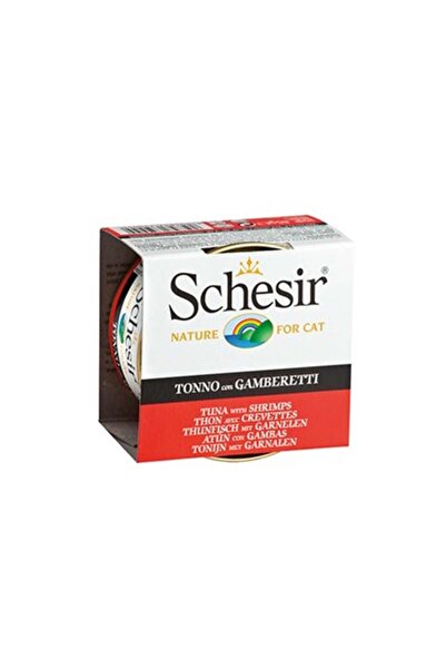 Schesir C138 Jelly Canned Cat with Tuna and Shrimp 85 g