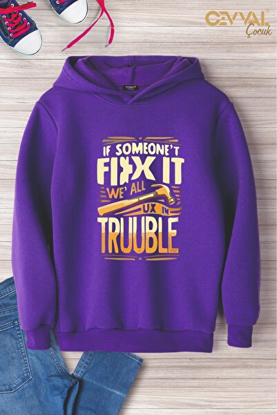 Cevval ДЕТСКИ СУИТШЪР С КАЧУЛКА И ПРИНТ