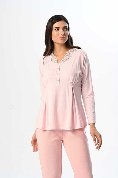 Marilyn Club Short Dressing Gown Long Sleeve Pajamas Set Women's 3-Piece Set